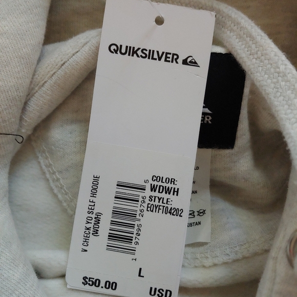 QUIKSILVER NEW Check Yo Self Pullover Hoodie - Picture 8 of 9